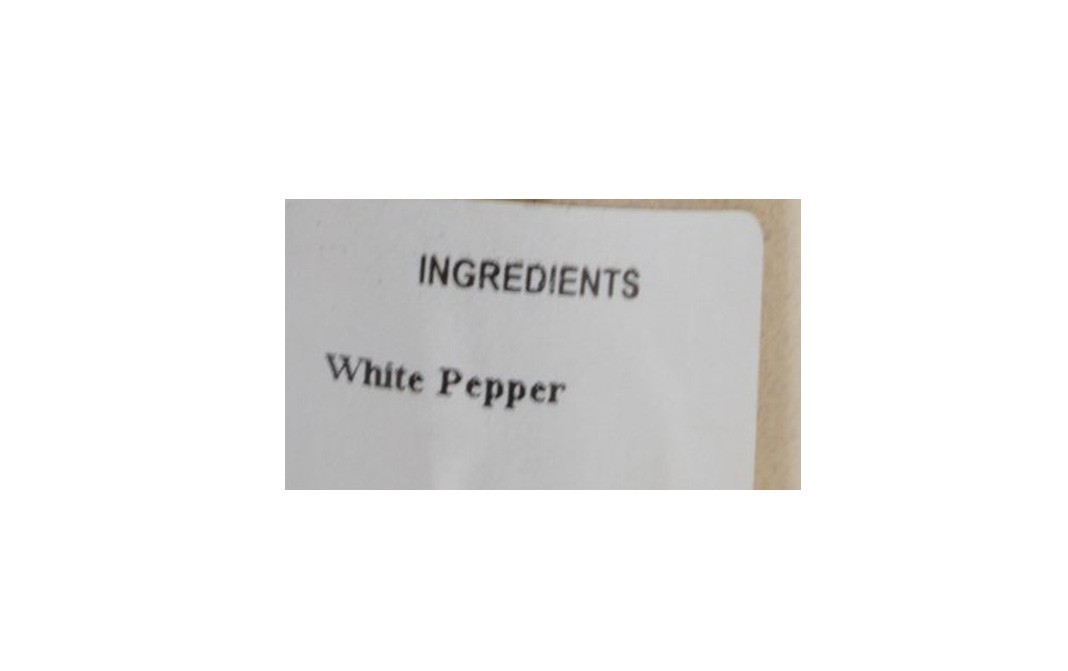 Brown Tree White Pepper Powder    Plastic Bottle  50 grams